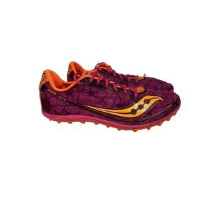 Saucony Shay XC4 Women Raspberry Orange Running Shoe Size 8.5‎
